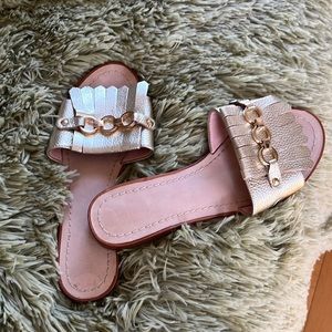 Kate Spade New York Fringe Sandals Size 8M